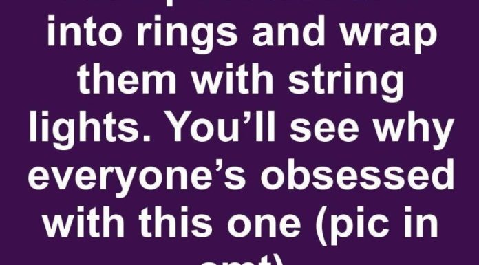 Slice pool noodles into rings and wrap them with string lights. You’ll see why everyone’s obsessed with this one. Slice pool noodles into rings and wrap them with string lights. You’ll see why everyone’s obsessed with this one. - featured image