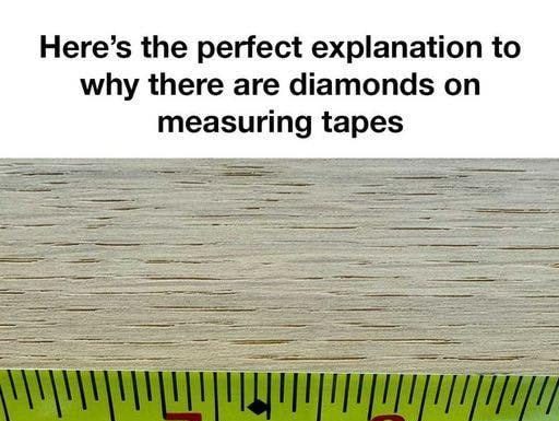 The Secret Meaning of Black Diamonds on Measuring Tapes The Secret Meaning of Black Diamonds on Measuring Tapes - featured image