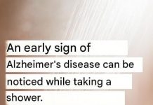 An Early Sign of Alzheimer’s Disease Can Be Noticed While Taking a Shower: What Should You Look Out For? An Early Sign of Alzheimer’s Disease Can Be Noticed While Taking a Shower: What Should You Look Out For? - featured image