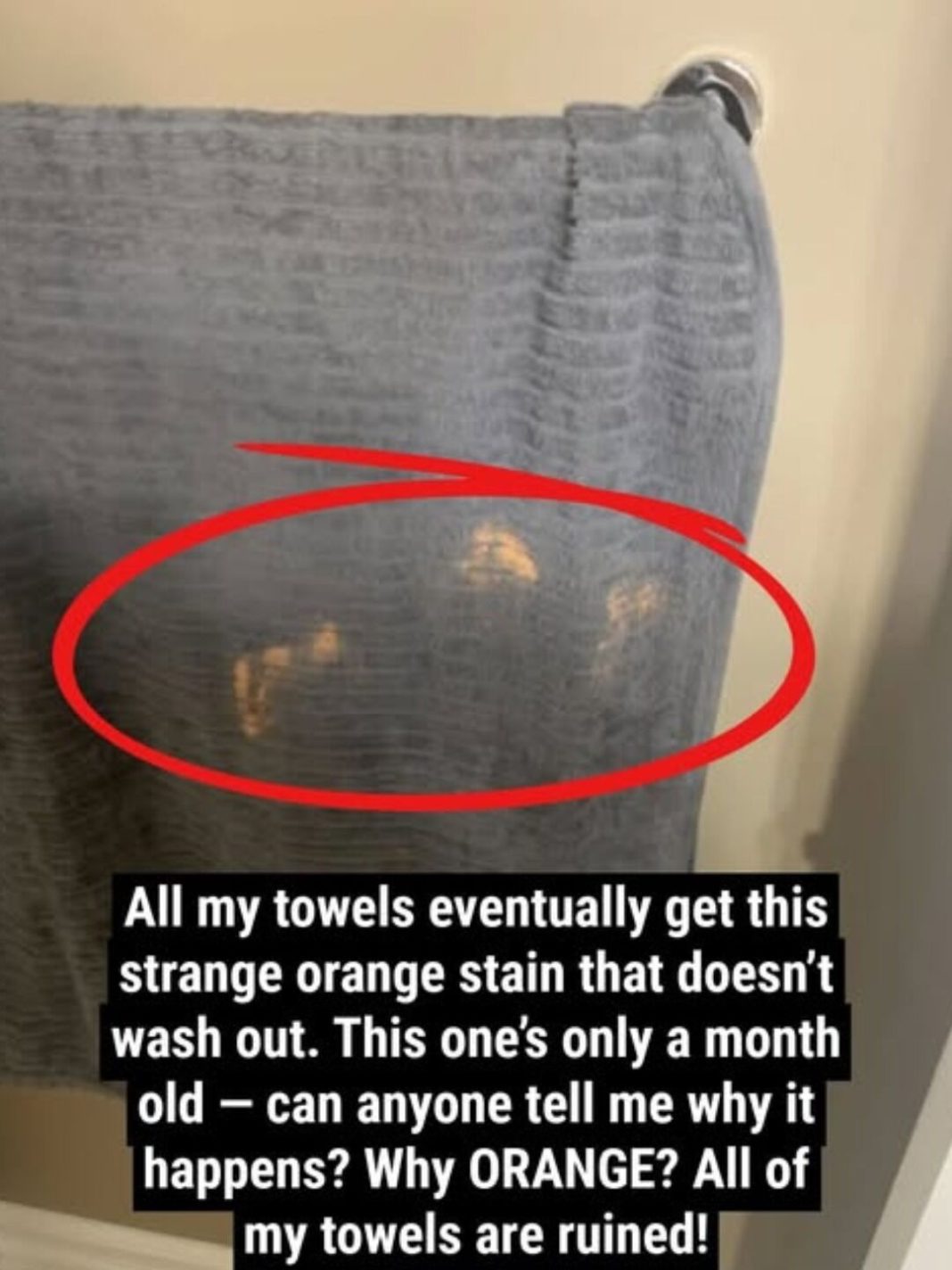 Orange Stains on Towels? Here’s What Causes Them and What Works - featured image