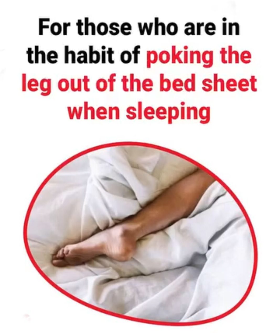 Why Many People Sleep With One Leg Outside the Covers - featured image