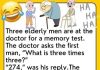 Three Elderly Friends Walk Into a Doctor’s Office for a Memory Test — What Happens Next Turns Into a Hilarious, Emotional Journey About Aging, Friendship, Laughter, Resilience, and the Beautiful Way Seniors Hold On to Joy Even When Memories Begin to Slip Away Three Elderly Friends Walk Into a Doctor’s Office for a Memory Test — What Happens Next Turns Into a Hilarious, Emotional Journey About Aging, Friendship, Laughter, Resilience, and the Beautiful Way Seniors Hold On to Joy Even When Memories Begin to Slip Away - featured image