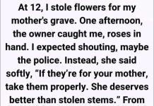 At 12, I stole flowers to place on my mother’s grave — a decade later, I came back as a bride and the florist told me a secret I never expected. At 12, I stole flowers to place on my mother’s grave — a decade later, I came back as a bride and the florist told me a secret I never expected. - featured image