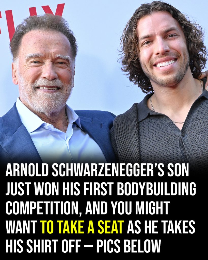 Arnold Schwarzenegger’s son wins first bodybuilding competition – and the photos are jaw-dropping - featured image Arnold Schwarzenegger’s son wins first bodybuilding competition – and the photos are jaw-dropping - featured image