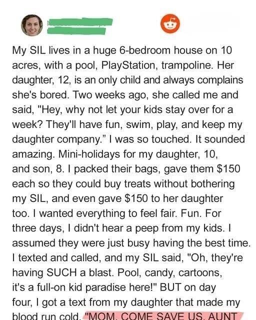 My SIL Invited My Kids to Her Big House With a Pool for the Holidays – When I Showed Up Unannounced, I Went Pale - featured image My SIL Invited My Kids to Her Big House With a Pool for the Holidays – When I Showed Up Unannounced, I Went Pale - featured image