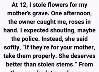 At 12, I stole flowers to place on my mother’s grave — a decade later, I came back as a bride and the florist told me a secret I never expected. At 12, I stole flowers to place on my mother’s grave — a decade later, I came back as a bride and the florist told me a secret I never expected. - featured image