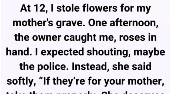 At 12, I stole flowers to place on my mother’s grave — a decade later, I came back as a bride and the florist told me a secret I never expected. At 12, I stole flowers to place on my mother’s grave — a decade later, I came back as a bride and the florist told me a secret I never expected. - featured image