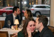 He Said He Was Working on Their Anniversary While Sitting Steps Away Betraying Everything Until a Stranger’s Calm Warning Unleashed a Carefully Timed Exposure That Revealed Not Just Infidelity but a Hidden Web of Deception, Power, and Consequences That Changed Every Life at That Table Forever He Said He Was Working on Their Anniversary While Sitting Steps Away Betraying Everything Until a Stranger’s Calm Warning Unleashed a Carefully Timed Exposure That Revealed Not Just Infidelity but a Hidden Web of Deception, Power, and Consequences That Changed Every Life at That Table Forever - featured image