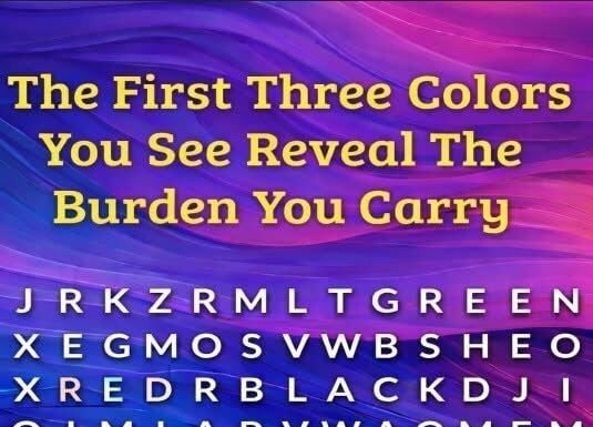 The First Three Colors You See Reveal The Burden You Carry more details in comment👇 The First Three Colors You See Reveal The Burden You Carry more details in comment👇 - featured image