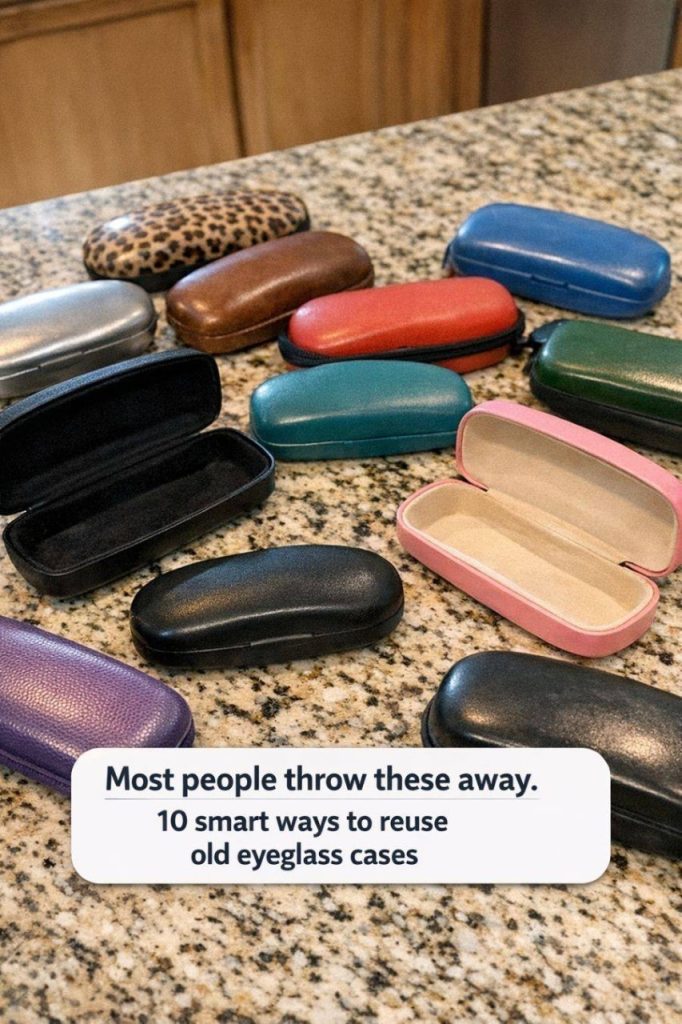 Most people throw these away. 10 smart ways to reuse old eyeglass cases - featured image Most people throw these away. 10 smart ways to reuse old eyeglass cases - featured image