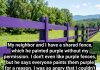 If You Spot a Painted Purple Fence, This Is What It Means If You Spot a Painted Purple Fence, This Is What It Means - featured image