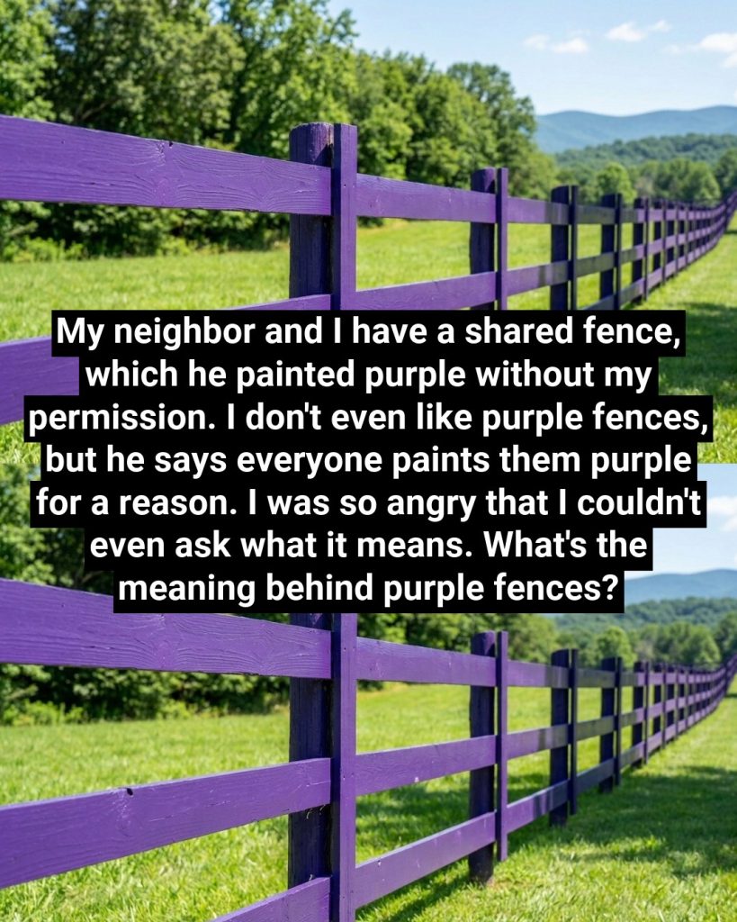 If You Spot a Painted Purple Fence, This Is What It Means - featured image If You Spot a Painted Purple Fence, This Is What It Means - featured image
