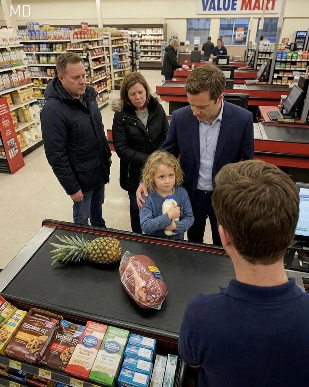 An 8-Year-Old Girl Asked for Help Buying Milk—The Next Day, an Unexpected Visitor Arrived - featured image