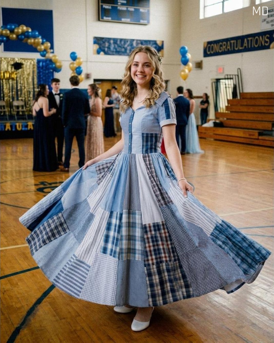 I Made My Prom Dress From My Late Father’s Shirts—Then One Unexpected Moment Changed Everything - featured image