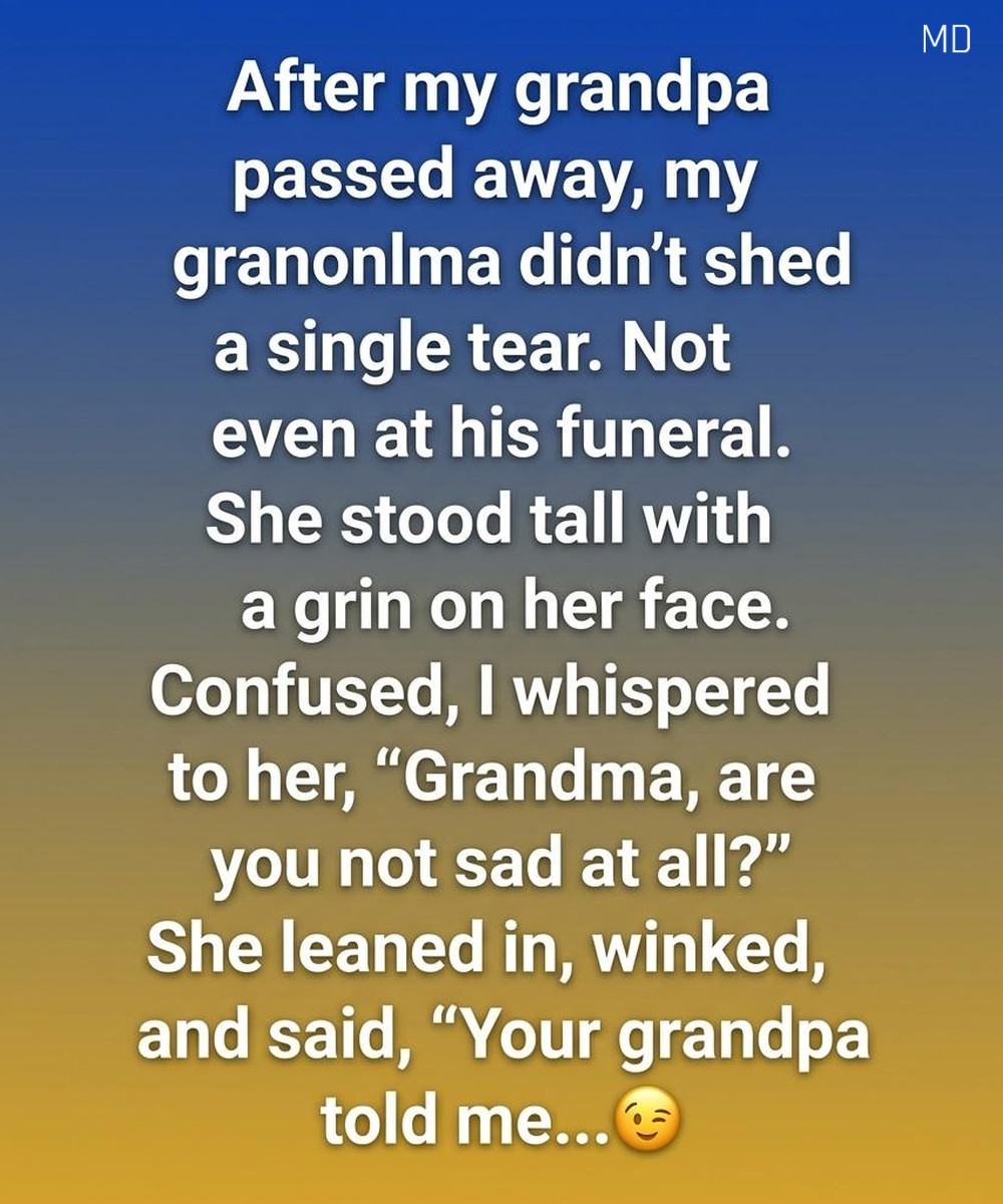 At My Grandfather’s Funeral, My Grandmother Smiled Instead of Crying—Then She Told Me Why - featured image At My Grandfather’s Funeral, My Grandmother Smiled Instead of Crying—Then She Told Me Why - featured image