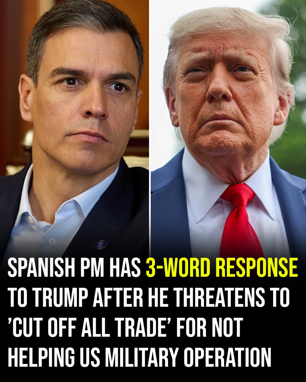 Spanish PM’s three-word response to Trump’s trade threat - Truepres - featured image