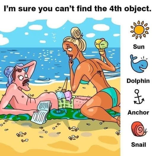 Find Sun, Dolphin, Anchor, Snail. - featured image Find Sun, Dolphin, Anchor, Snail. - featured image