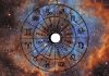 YOUR LOVE LIFE IS ABOUT TO CHANGE: A Major Romantic Surprise Is Coming Within 10 Days Glowing zodiac wheel with astrological symbols surrounded by swirling blue and orange cosmic energy