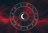 THE MOMENT THEY’VE BEEN WAITING FOR IS FINALLY HERE — Their Prayers Have Been Answered Glowing zodiac wheel with astrological symbols surrounded by dramatic red cosmic clouds and celestial light