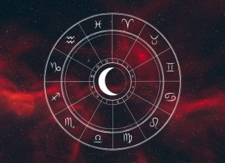 THE MOMENT THEY’VE BEEN WAITING FOR IS FINALLY HERE — Their Prayers Have Been Answered Glowing zodiac wheel with astrological symbols surrounded by dramatic red cosmic clouds and celestial light