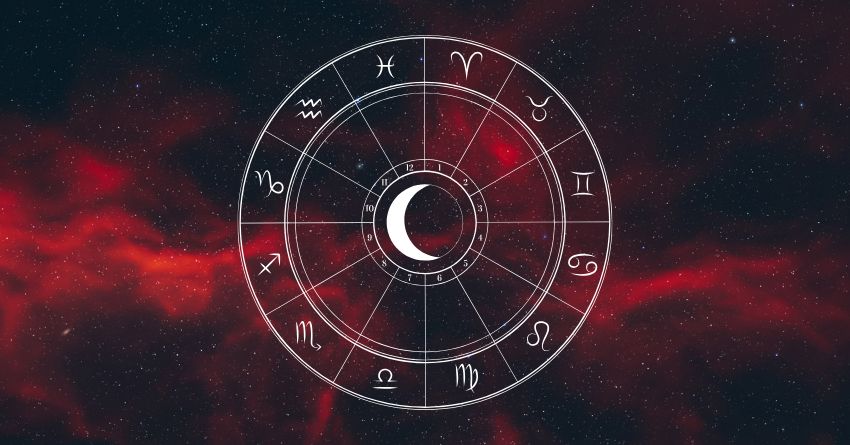 THE MOMENT THEY’VE BEEN WAITING FOR IS FINALLY HERE — Their Prayers Have Been Answered Glowing zodiac wheel with astrological symbols surrounded by dramatic red cosmic clouds and celestial light