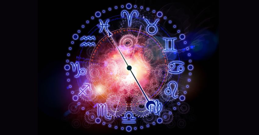Daily Horoscope for September 3: A MAGICAL Day for Some, a NIGHTMARE for Others Glowing zodiac wheel with astrological symbols surrounded by vivid red, blue, and purple cosmic energy