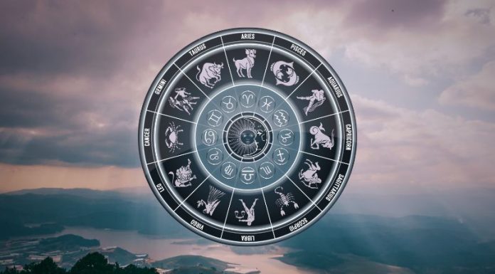 SOMETHING WILL SNAP: These Zodiac Signs Are About to Have a Fight Nobody Expected Glowing zodiac wheel with astrological symbols above a dramatic cloudy landscape