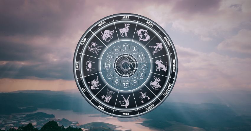 SOMETHING WILL SNAP: These Zodiac Signs Are About to Have a Fight Nobody Expected Glowing zodiac wheel with astrological symbols above a dramatic cloudy landscape