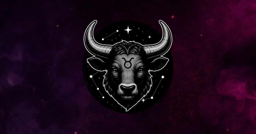 Taurus zodiac sign and three tarot cards revealing love, money, and destiny